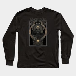 Oracle - Ancient Witch Priestess of Prophecy Art Nouveau Long Sleeve T-Shirt